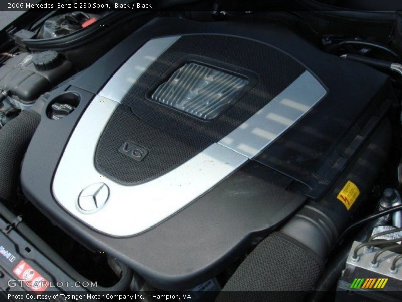Black / Black 2006 Mercedes-Benz C 230 Sport