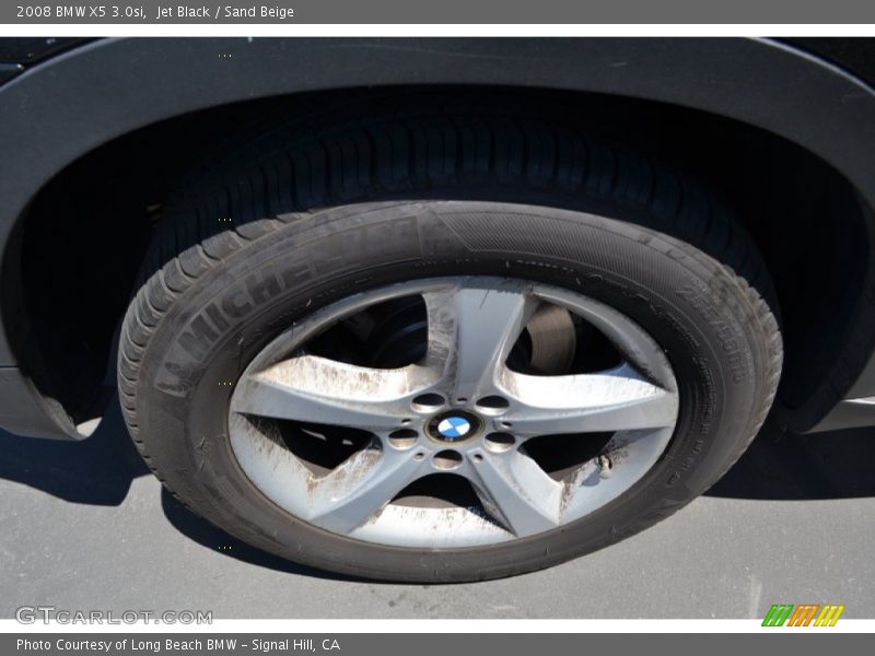 Jet Black / Sand Beige 2008 BMW X5 3.0si
