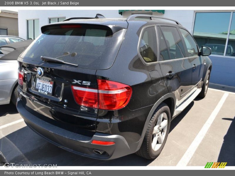 Jet Black / Sand Beige 2008 BMW X5 3.0si