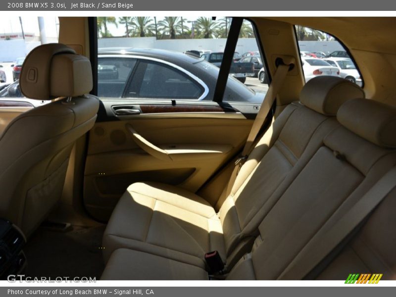 Jet Black / Sand Beige 2008 BMW X5 3.0si