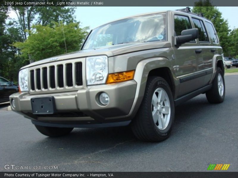 Light Khaki Metallic / Khaki 2006 Jeep Commander 4x4
