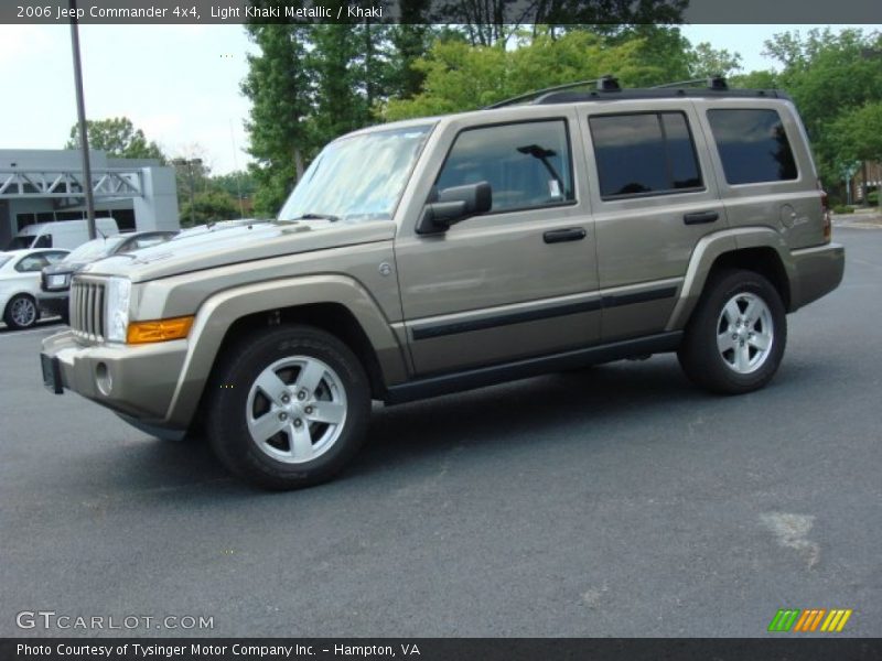 Light Khaki Metallic / Khaki 2006 Jeep Commander 4x4