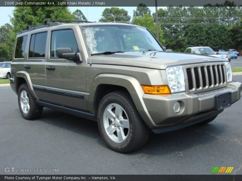 Light Khaki Metallic / Khaki 2006 Jeep Commander 4x4