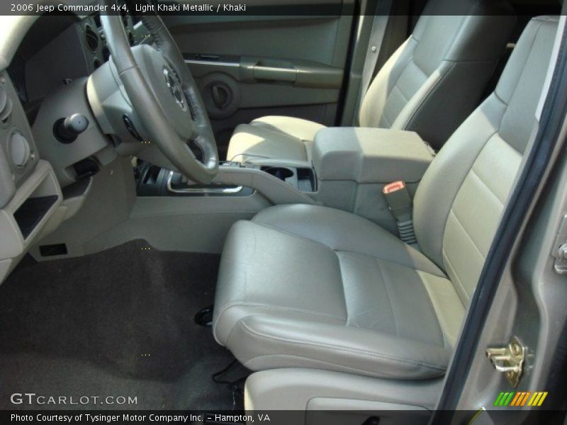 Light Khaki Metallic / Khaki 2006 Jeep Commander 4x4