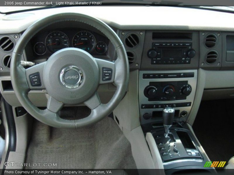 Light Khaki Metallic / Khaki 2006 Jeep Commander 4x4