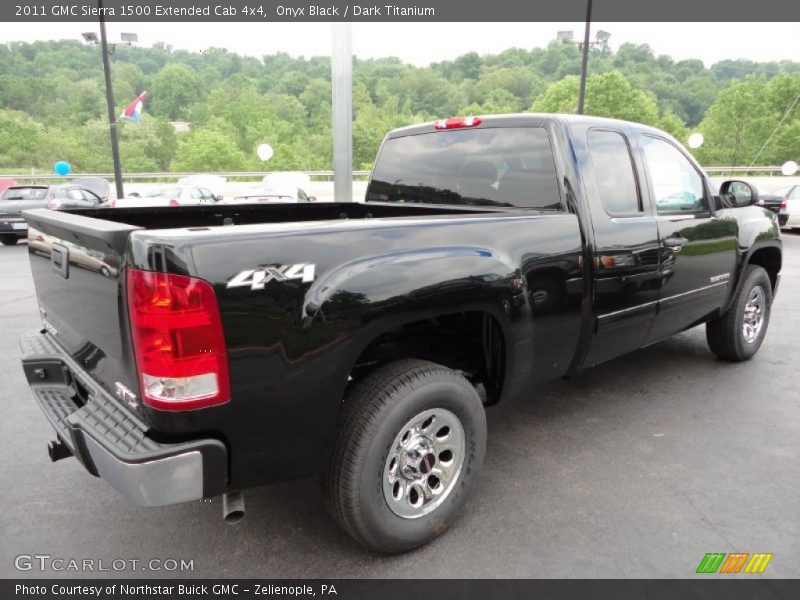 Onyx Black / Dark Titanium 2011 GMC Sierra 1500 Extended Cab 4x4