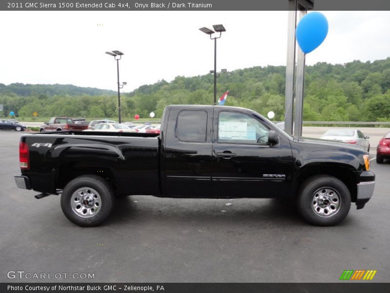 Onyx Black / Dark Titanium 2011 GMC Sierra 1500 Extended Cab 4x4