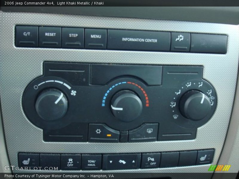 Light Khaki Metallic / Khaki 2006 Jeep Commander 4x4