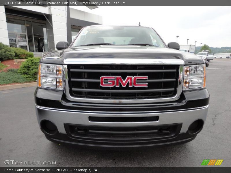 Onyx Black / Dark Titanium 2011 GMC Sierra 1500 Extended Cab 4x4
