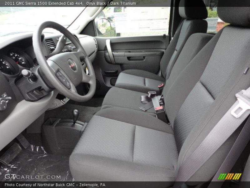  2011 Sierra 1500 Extended Cab 4x4 Dark Titanium Interior
