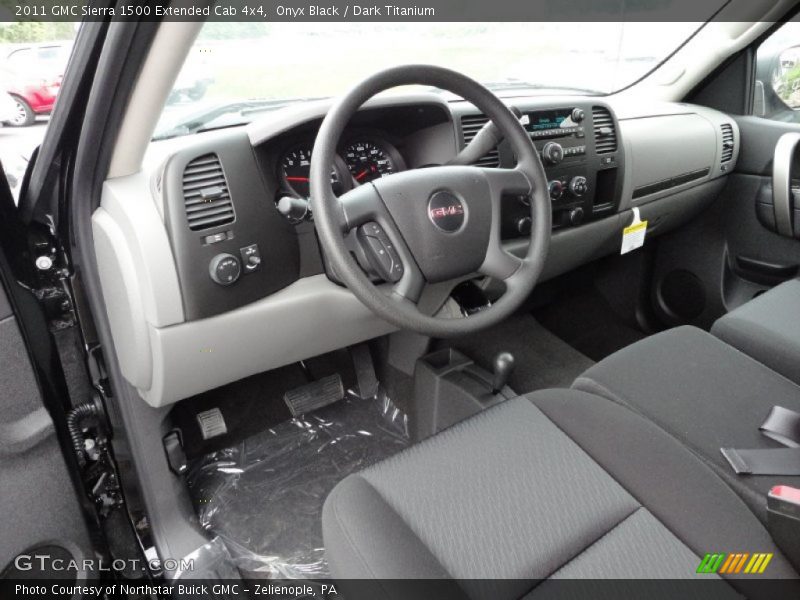  2011 Sierra 1500 Extended Cab 4x4 Dark Titanium Interior