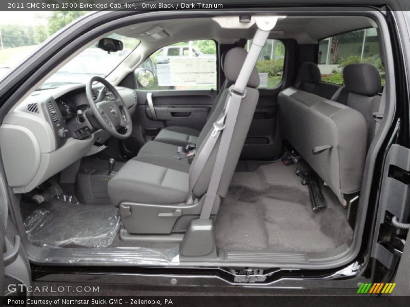  2011 Sierra 1500 Extended Cab 4x4 Dark Titanium Interior