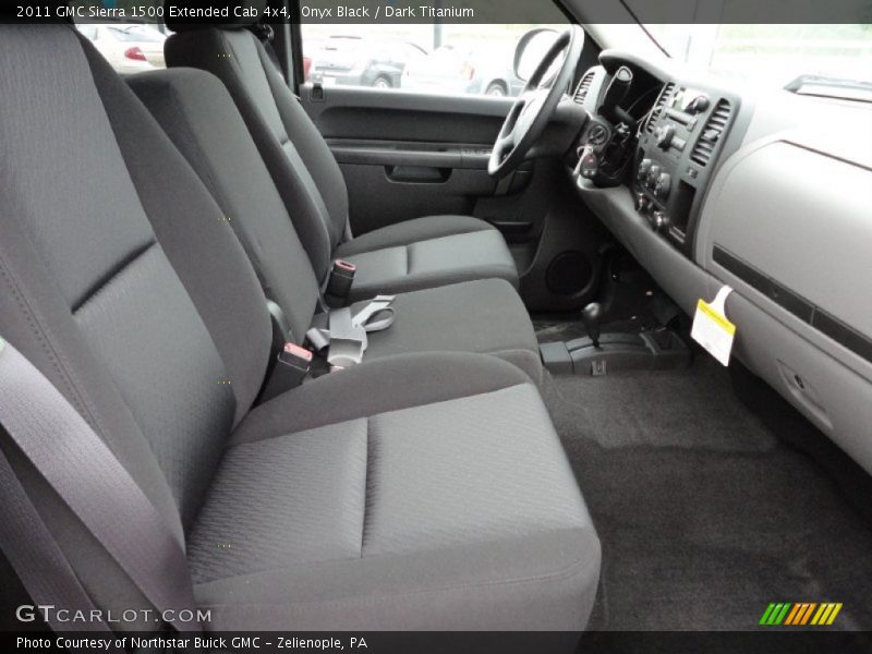  2011 Sierra 1500 Extended Cab 4x4 Dark Titanium Interior