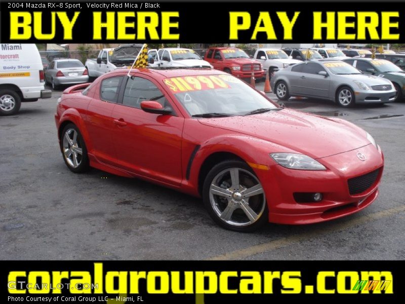 Velocity Red Mica / Black 2004 Mazda RX-8 Sport