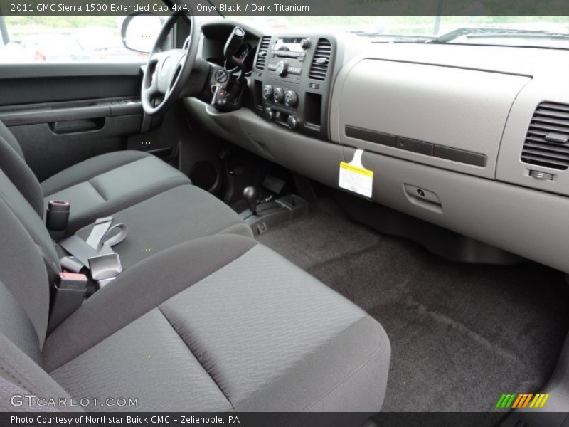  2011 Sierra 1500 Extended Cab 4x4 Dark Titanium Interior