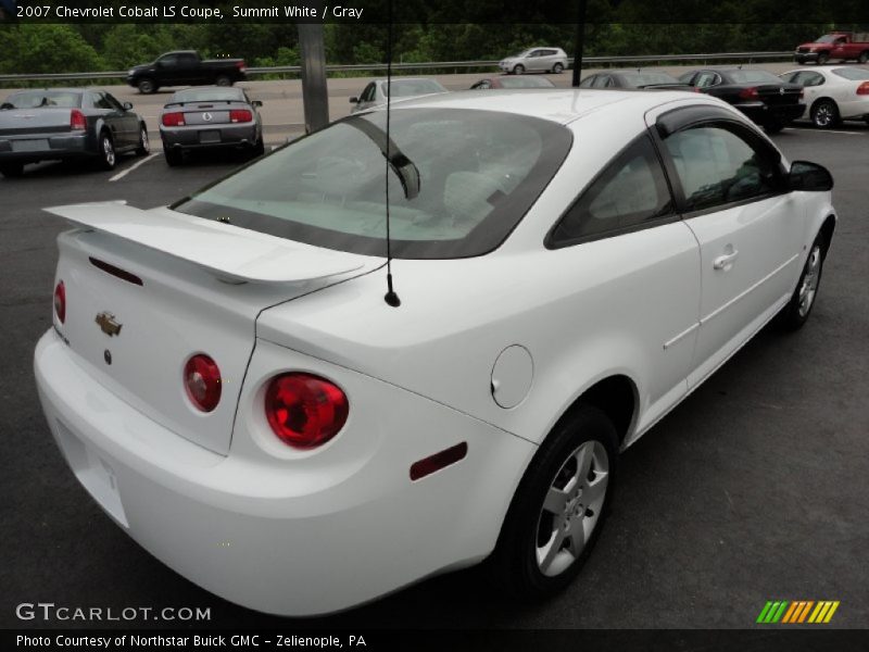 Summit White / Gray 2007 Chevrolet Cobalt LS Coupe