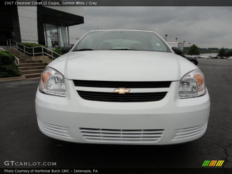 Summit White / Gray 2007 Chevrolet Cobalt LS Coupe