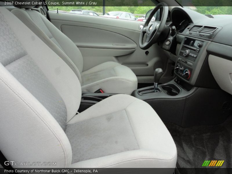 Summit White / Gray 2007 Chevrolet Cobalt LS Coupe