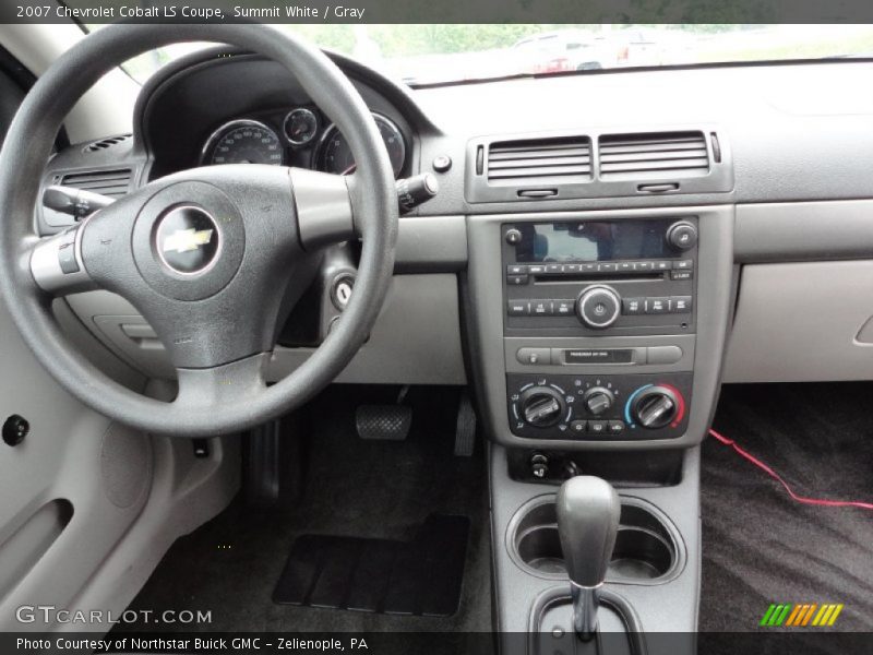 Summit White / Gray 2007 Chevrolet Cobalt LS Coupe