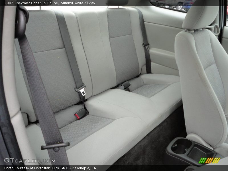 Summit White / Gray 2007 Chevrolet Cobalt LS Coupe
