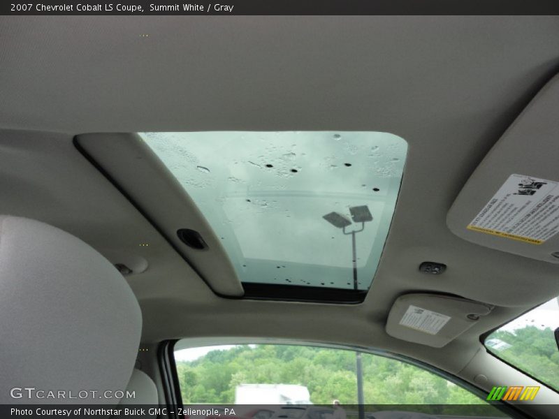 Summit White / Gray 2007 Chevrolet Cobalt LS Coupe