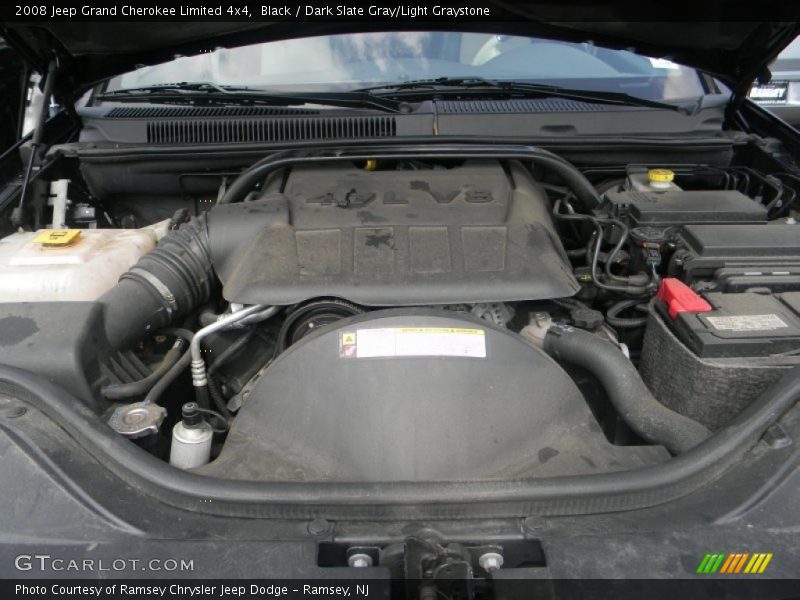 Black / Dark Slate Gray/Light Graystone 2008 Jeep Grand Cherokee Limited 4x4