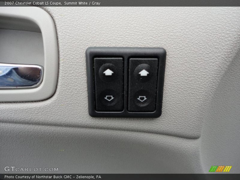 Summit White / Gray 2007 Chevrolet Cobalt LS Coupe