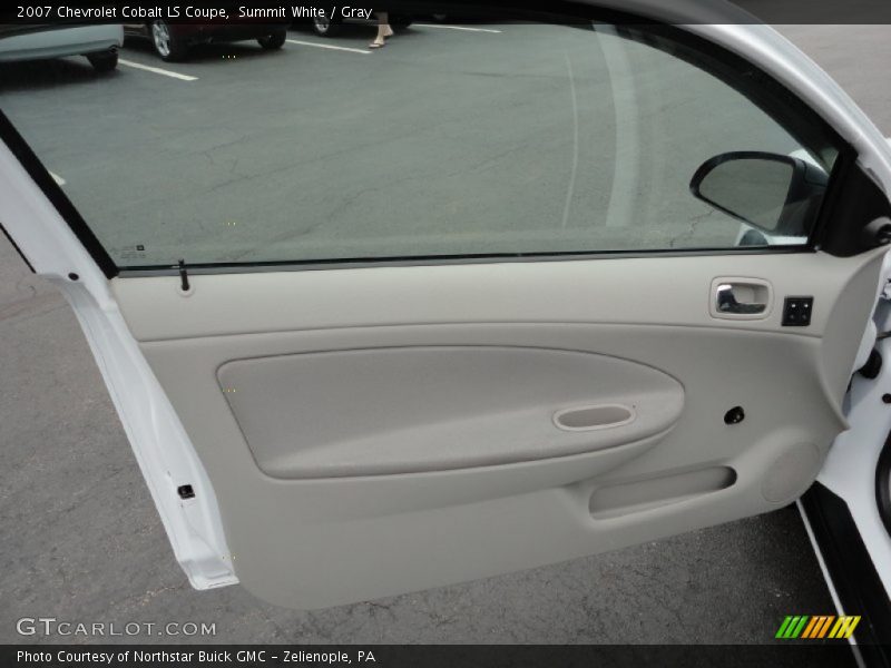 Summit White / Gray 2007 Chevrolet Cobalt LS Coupe