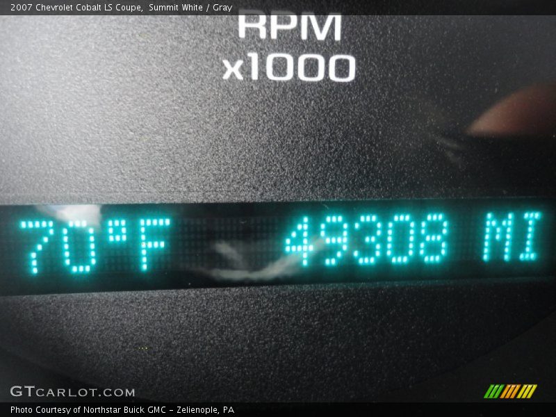 Summit White / Gray 2007 Chevrolet Cobalt LS Coupe