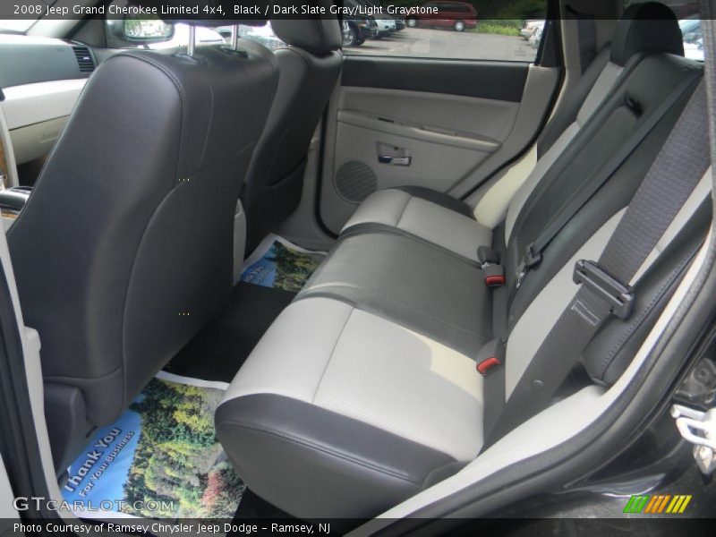 Black / Dark Slate Gray/Light Graystone 2008 Jeep Grand Cherokee Limited 4x4