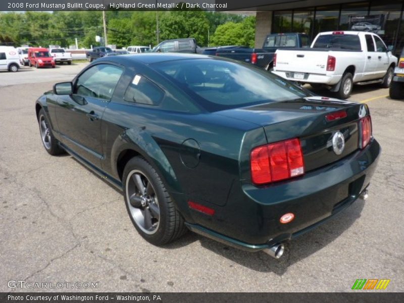  2008 Mustang Bullitt Coupe Highland Green Metallic