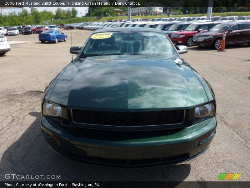 Highland Green Metallic / Dark Charcoal 2008 Ford Mustang Bullitt Coupe