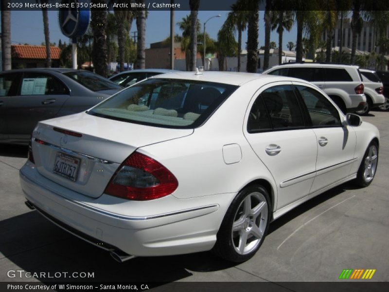 Arctic White / Cashmere 2009 Mercedes-Benz E 350 Sedan
