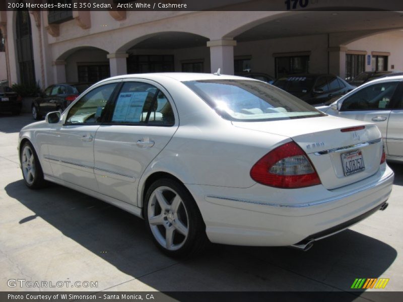 Arctic White / Cashmere 2009 Mercedes-Benz E 350 Sedan