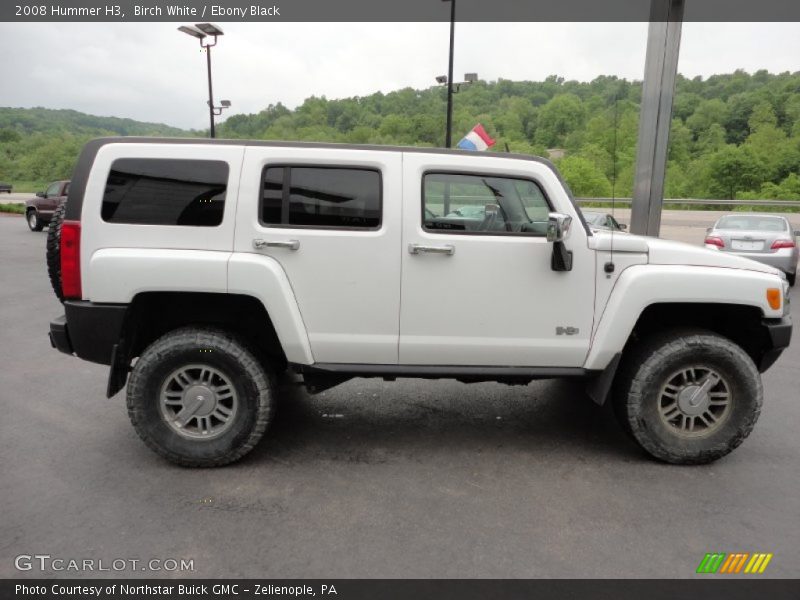 Birch White / Ebony Black 2008 Hummer H3