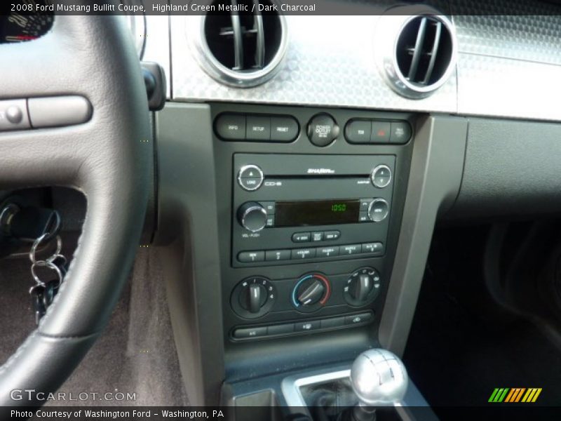 Controls of 2008 Mustang Bullitt Coupe