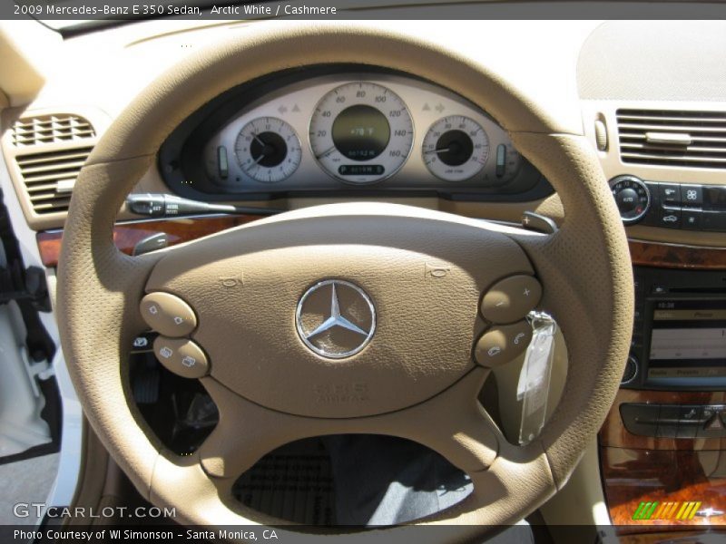 Arctic White / Cashmere 2009 Mercedes-Benz E 350 Sedan
