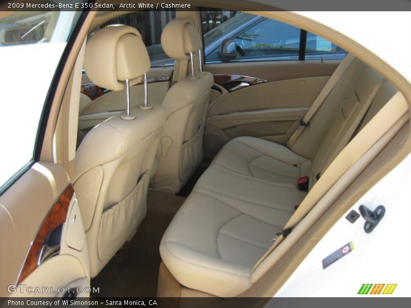 Arctic White / Cashmere 2009 Mercedes-Benz E 350 Sedan
