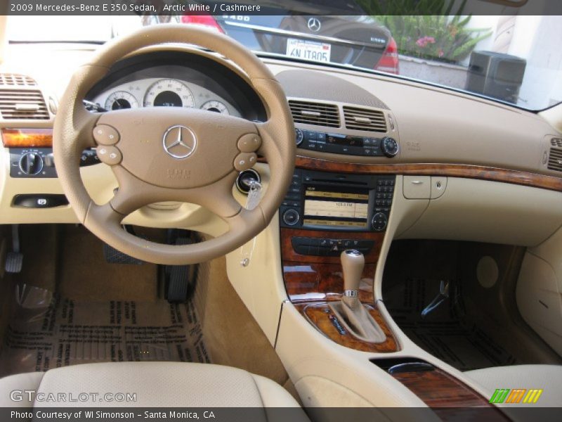 Arctic White / Cashmere 2009 Mercedes-Benz E 350 Sedan