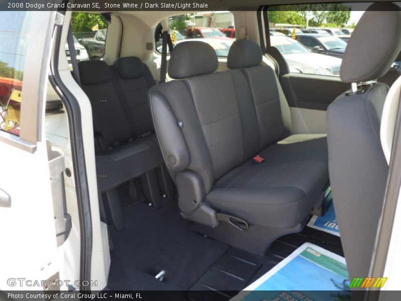 Stone White / Dark Slate/Light Shale 2008 Dodge Grand Caravan SE