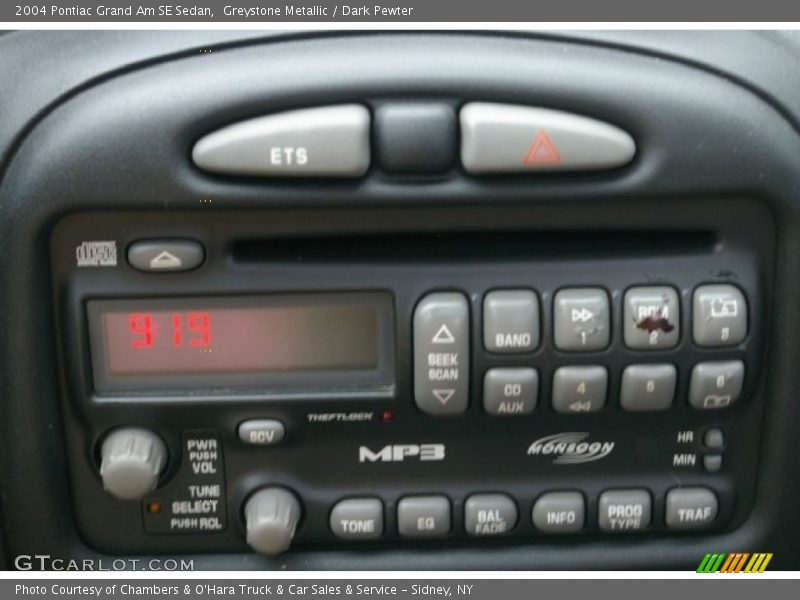 Greystone Metallic / Dark Pewter 2004 Pontiac Grand Am SE Sedan