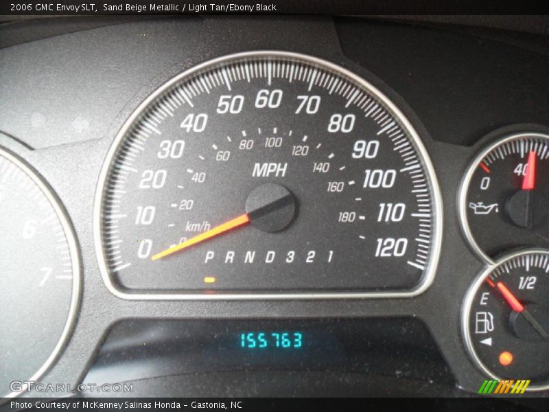 Sand Beige Metallic / Light Tan/Ebony Black 2006 GMC Envoy SLT