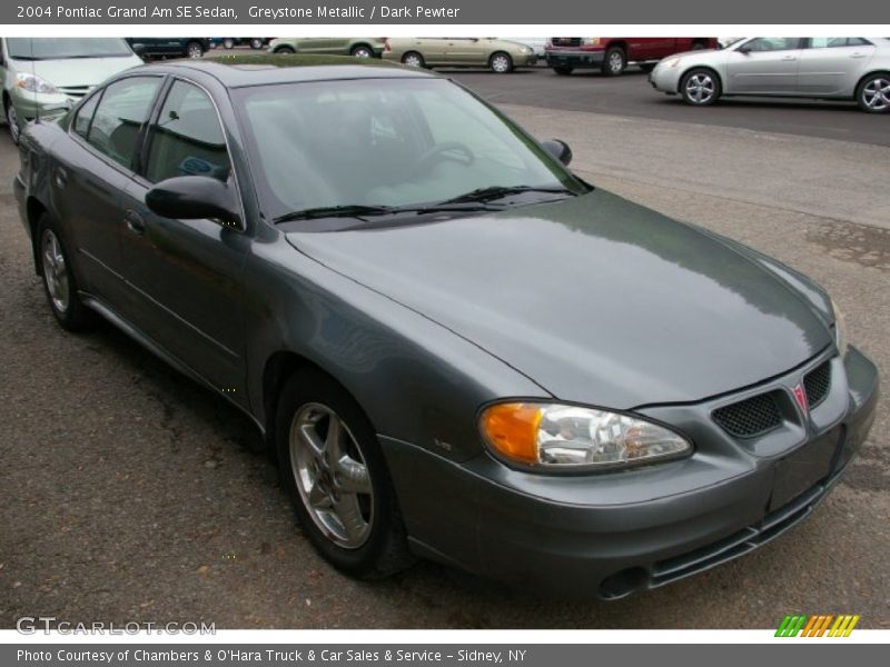 Greystone Metallic / Dark Pewter 2004 Pontiac Grand Am SE Sedan