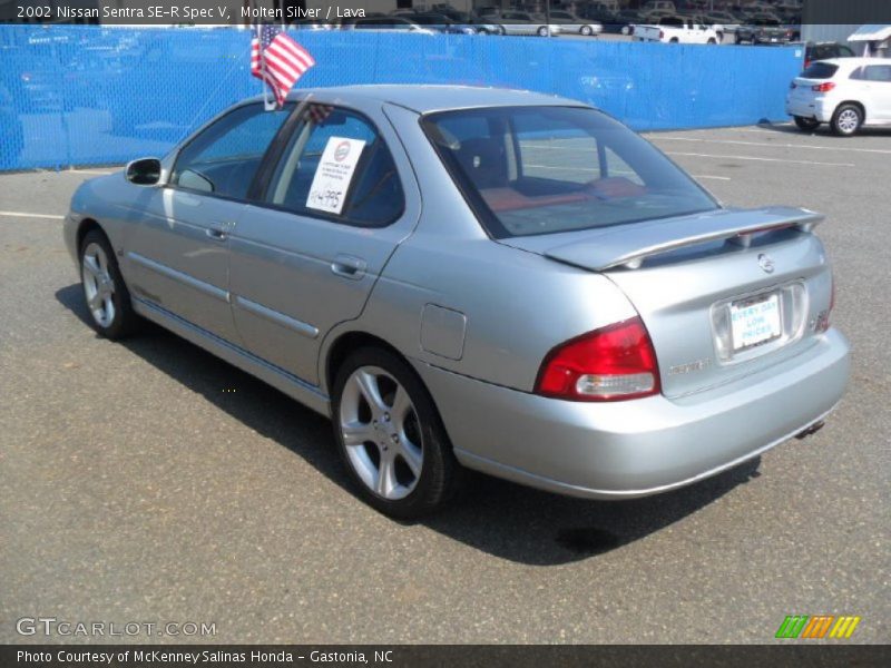 Molten Silver / Lava 2002 Nissan Sentra SE-R Spec V