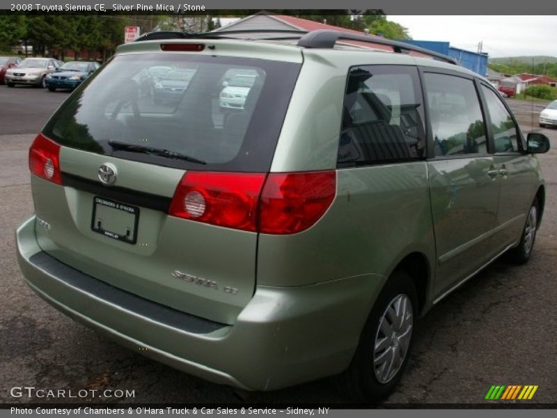 Silver Pine Mica / Stone 2008 Toyota Sienna CE