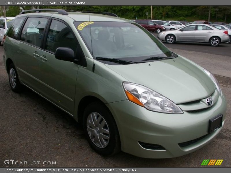 Silver Pine Mica / Stone 2008 Toyota Sienna CE
