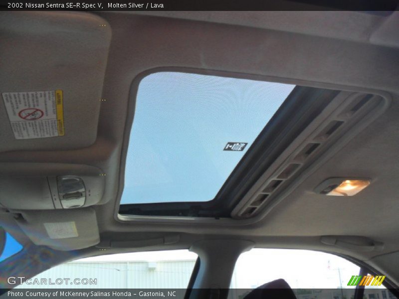 Molten Silver / Lava 2002 Nissan Sentra SE-R Spec V