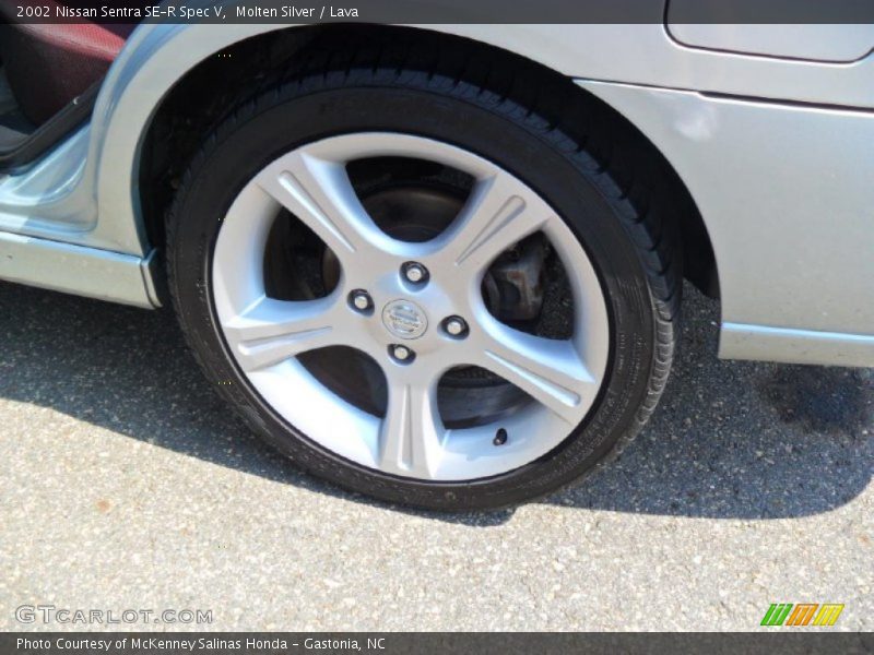 Molten Silver / Lava 2002 Nissan Sentra SE-R Spec V