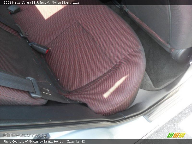 Molten Silver / Lava 2002 Nissan Sentra SE-R Spec V