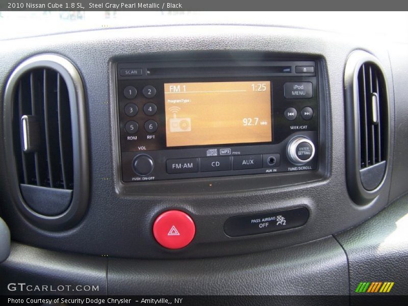 Steel Gray Pearl Metallic / Black 2010 Nissan Cube 1.8 SL